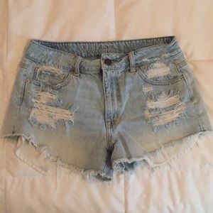 American Eagle Outfitters high waisted jean shorts
